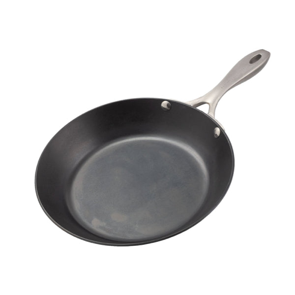 11 In. Deep Skillet Hand Forged Carbon Steel 